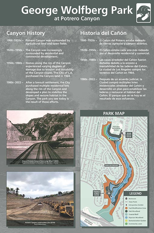 1_Potrero_Canyon_Kiosk_Front_History